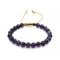 Amethyst Stacking Bracelet, 8mm | Castello Jewels