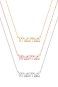 Mama Silver necklace | Castello Jewels