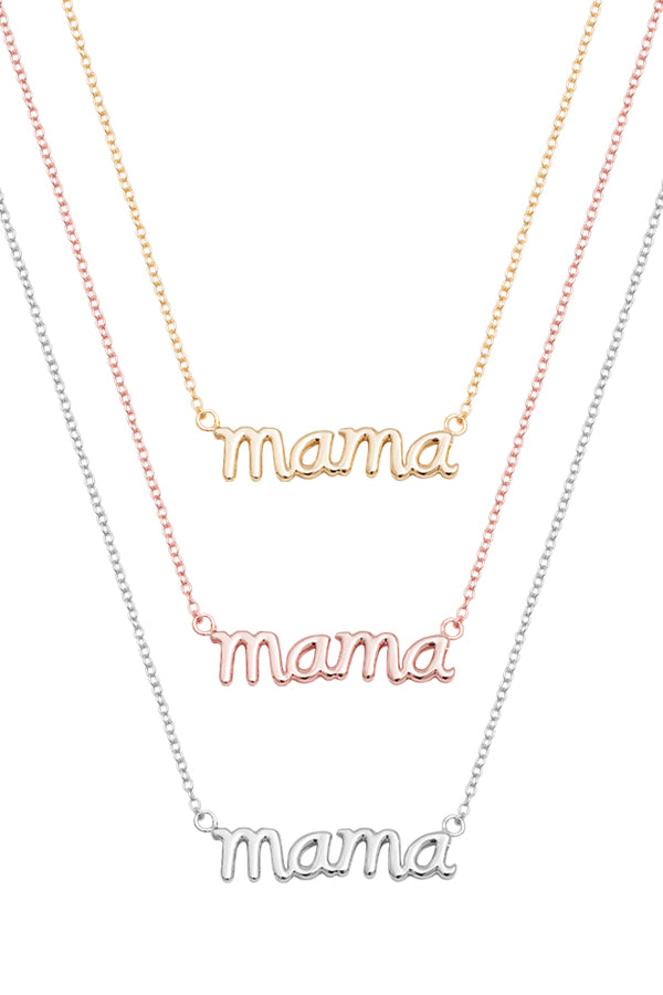 Mama Silver necklace | Castello Jewels