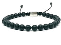 Gemstone Bracelet Onyx Mat stone 6mm | Castello Jewels
