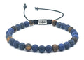 Gemstone Bracelet Sodalite, Tiger's eye, stone 6mm | Castello Jewels