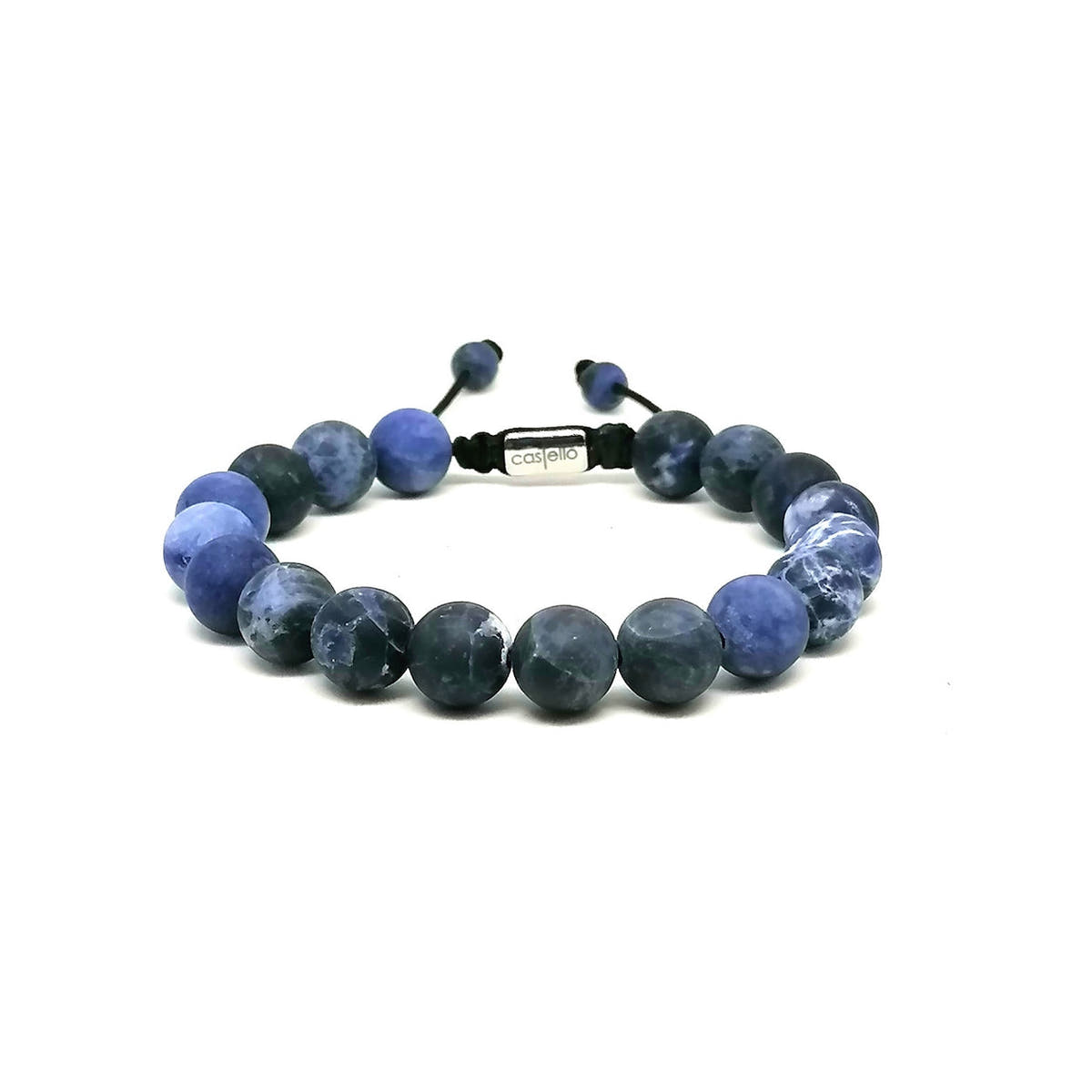 Sodalite Unisex Bracelet, 10mm, view 2 | Castello Jewels