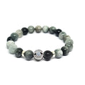 Eagle's Eye Evil Eye Sterling Silver Bracelet, 10mm | Castello Jewels