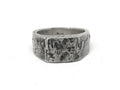 Mens Silver Ring Old Look | Castello Jewels