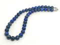 Hand Made Necklace Lapis, stone of 10mm | Castello Jewels
