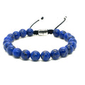 Lapis Lazuli Men's Bracelet, 8mm | Castello Jewels
