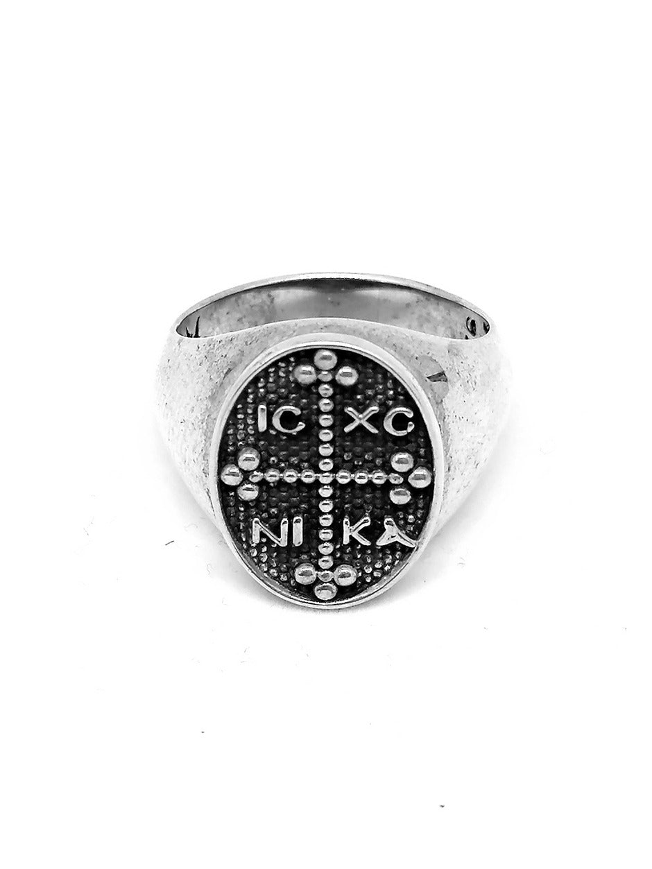 Mens Silver Ring Byzantium | Castello Jewels