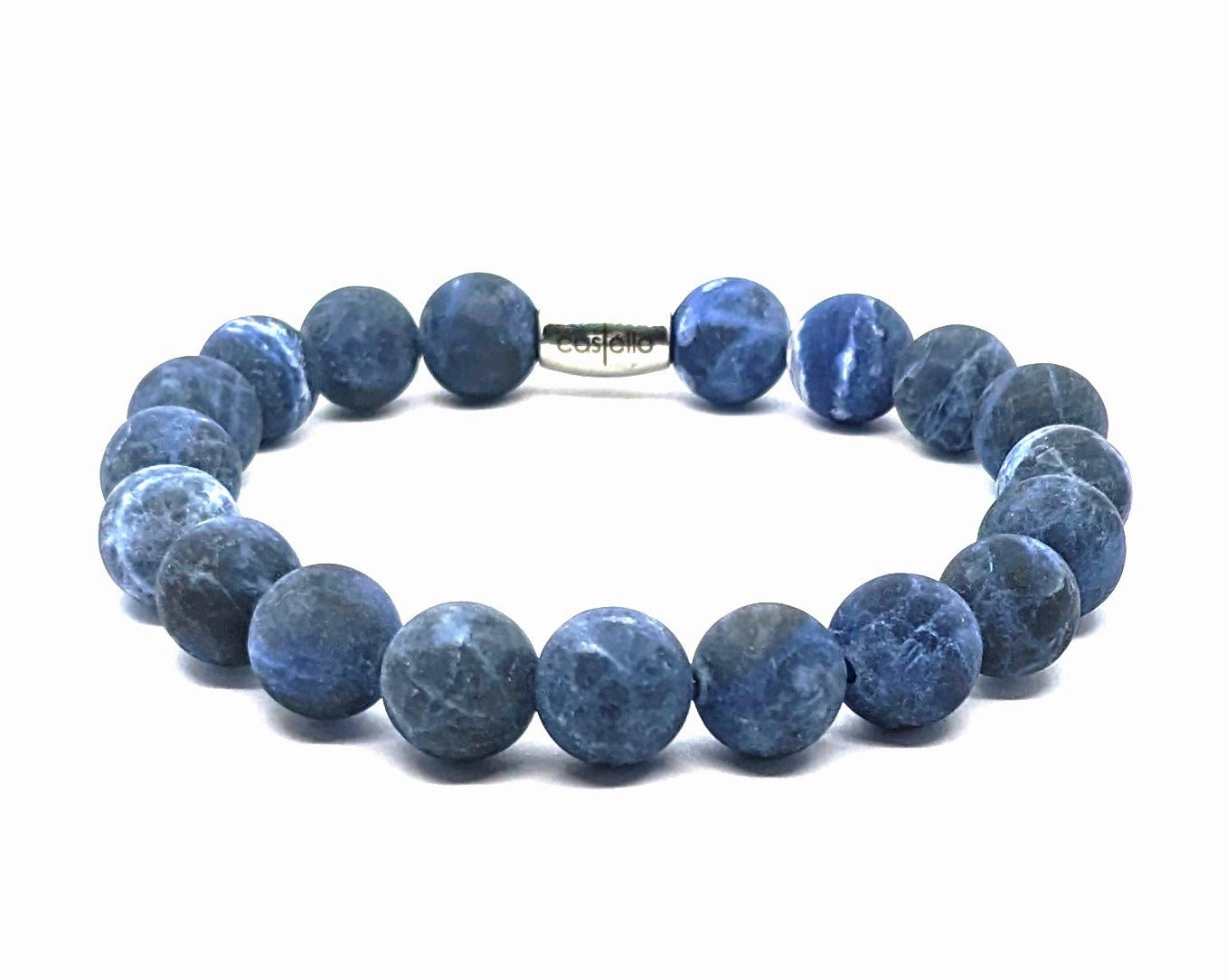Bracelet Sodalite 10mm stone. — view 4 | Castello Jewels