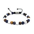 Sodalite, Howlite & Tiger's Eye Boho Bracelet, 6mm | Castello Jewels