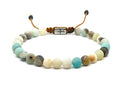 Gemstone Bracelet Amazonite stone 6mm | Castello Jewels