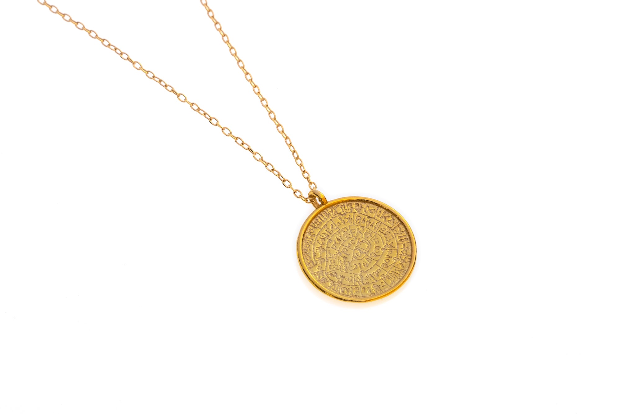 Phaistos Disk necklace | Castello Jewels