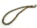Hand Made Necklace, Tiger's Eye stone mat of 6mm | Castello Jewels