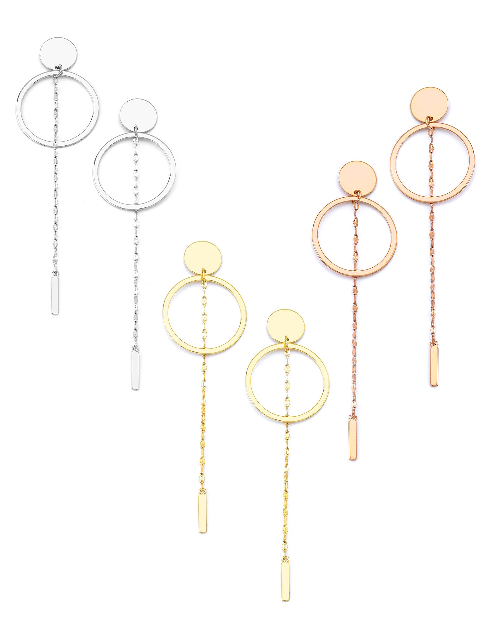 Silver earrings | Castello Jewels
