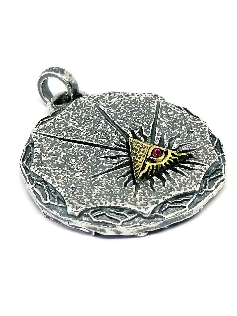 925 silver Eye pendant — view 2 | Castello Jewels