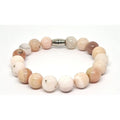 Pink Opal Unisex Bracelet, 10mm | Castello Jewels