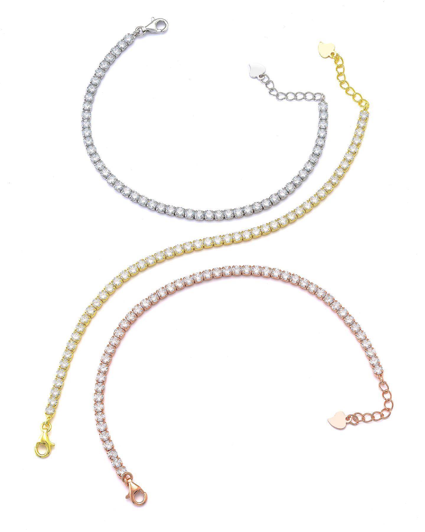 Tennis Silver Bracelet | Castello Jewels
