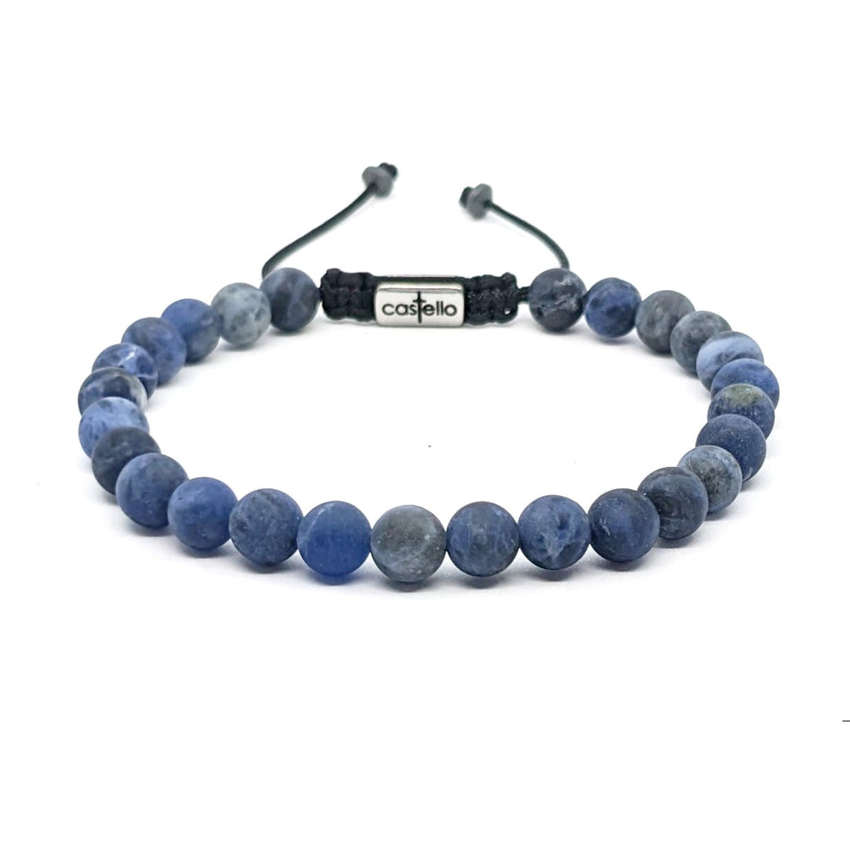 Matte Sodalite Bracelet, 6mm | Castello Jewels