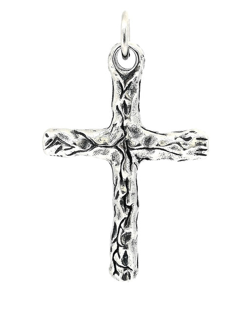 925 Sterling Silver retro carving cross pendant | Castello Jewels