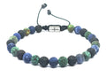 Hand Made Bracelet African Turquoise, Lava, Sodalite stone 6mm | Castello Jewels