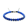 Lapis Lazuli Unisex Bracelet, 6mm | Castello Jewels