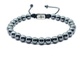 Gemstone Bracelet Hematite stone 6mm | Castello Jewels