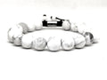 Bracelet Howlite, 10mm stone | Castello Jewels