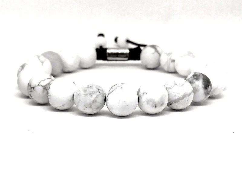 Bracelet Howlite, 10mm stone