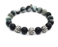 Silver Bracelet MyKing Eagle's Eye, stone of 10mm | Castello Jewels