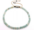 Hand Made Anklets, Amazonite Polish stone 4mm | Castello Jewels