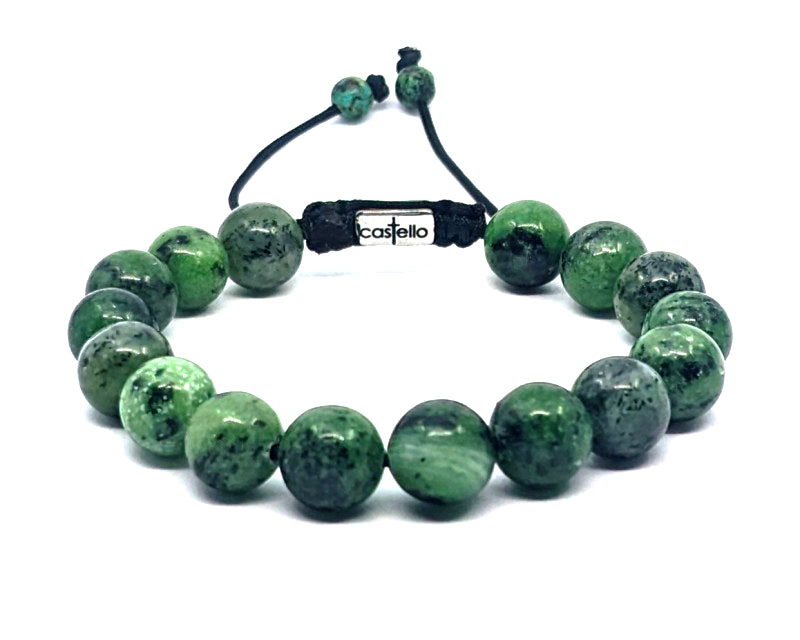 Gemstone Bracelets Rubyzoisite Stone 10mm | Castello Jewels