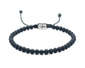 Bracelet, Onyx Mat stone 4mm | Castello Jewels