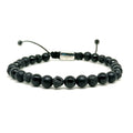 Onyx & Lava Bracelet, 6mm | Castello Jewels