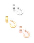 Silver cribs earrings | Castello Jewels