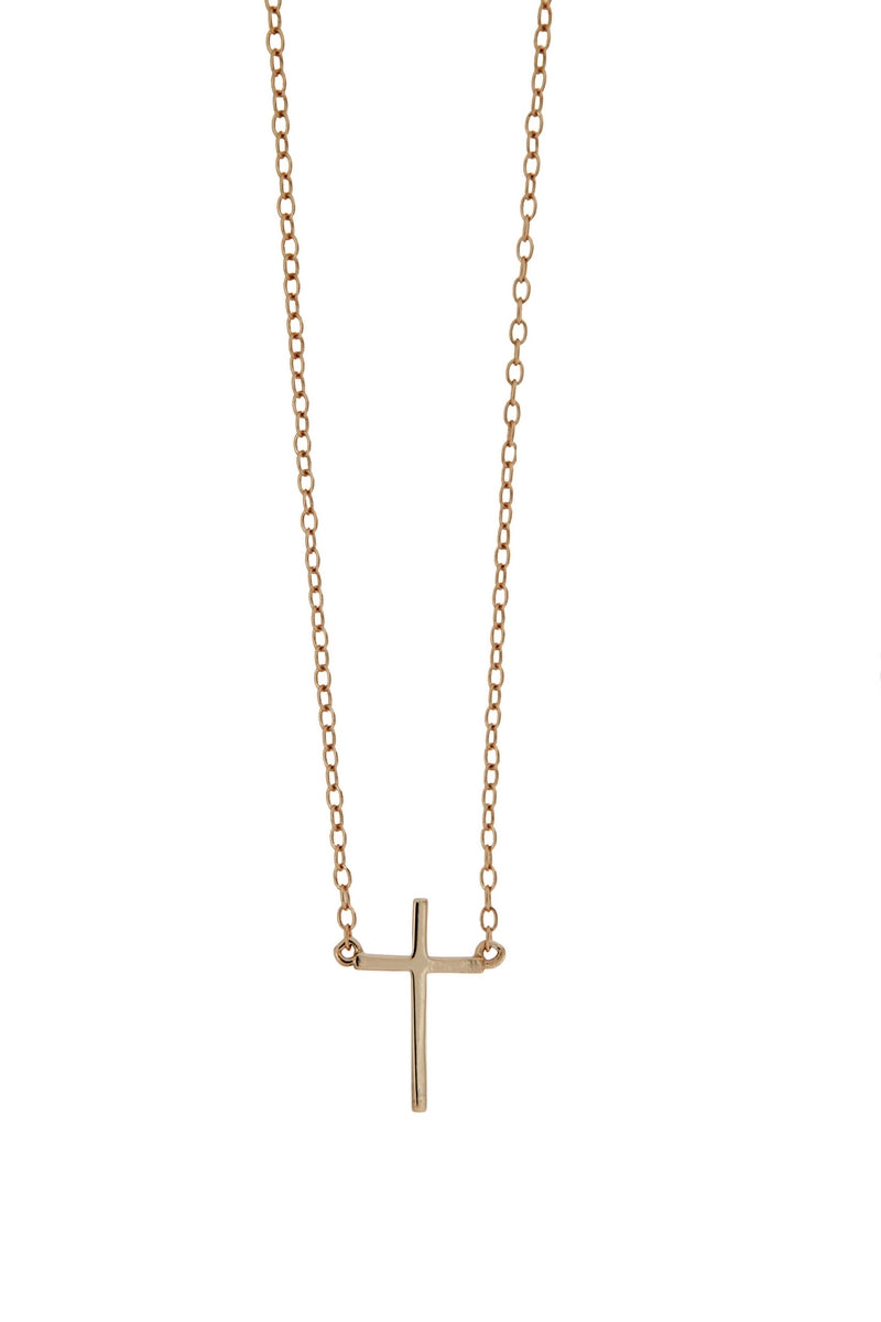 Cross Necklace — view 2 | Castello Jewels