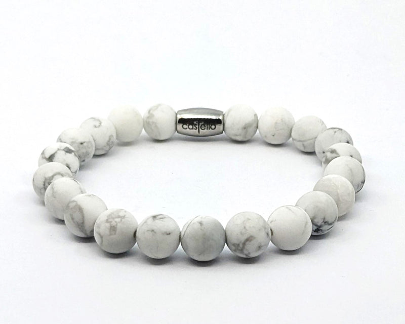 Bracelet Howlite stone 8mm