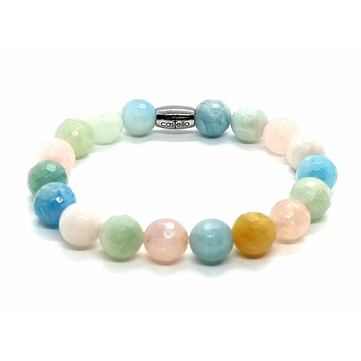 Beryl Unisex Bracelet, 10mm, view 2 | Castello Jewels
