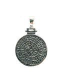 925 silver Disc of Phaistos pendant | Castello Jewels