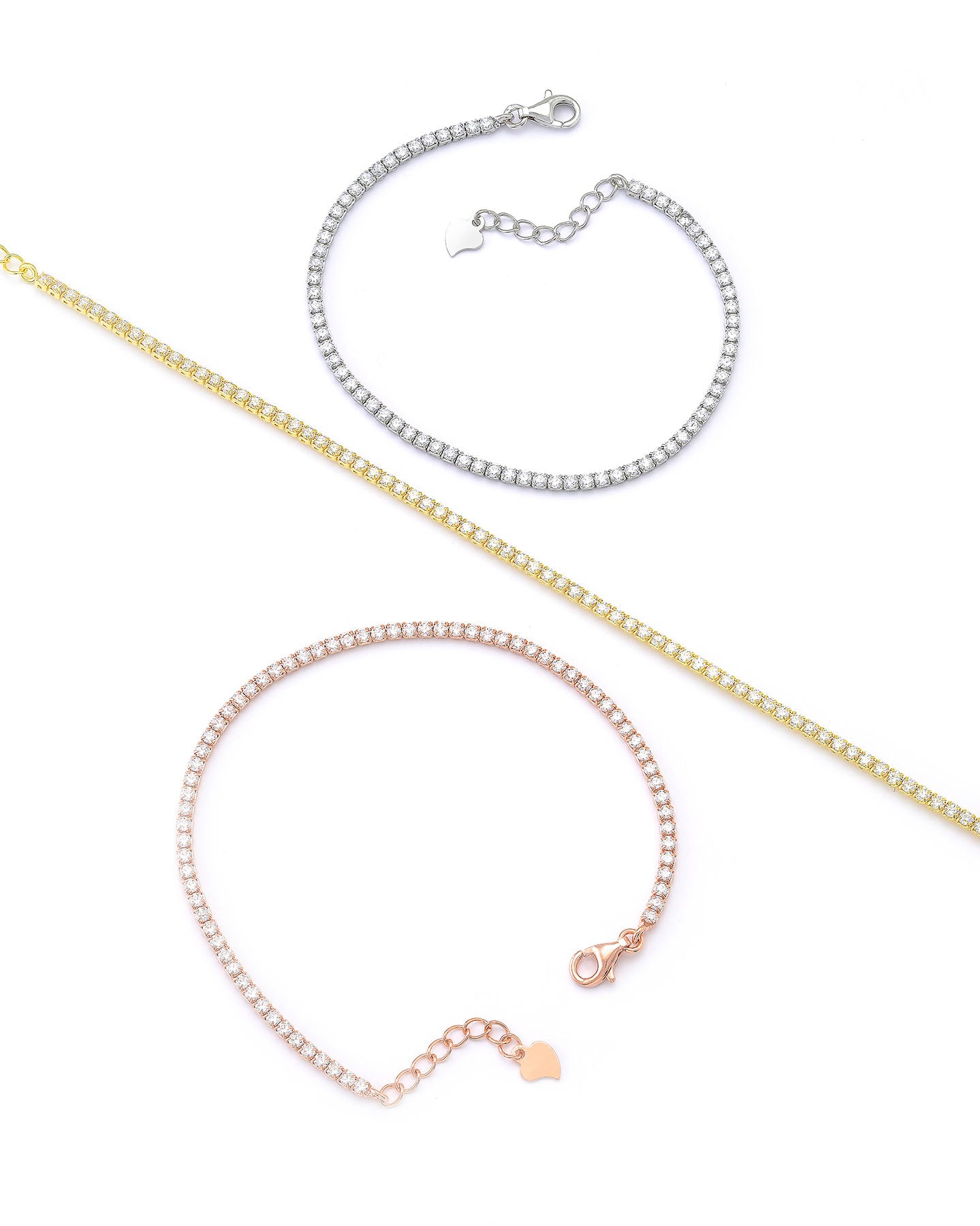 Tennis Silver Bracelet | Castello Jewels