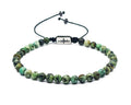 Hand Made Bracelet, African Turquoise stone 4mm | Castello Jewels