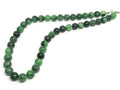 Hand Made Necklace, Ruby zoisite stone of 10mm | Castello Jewels
