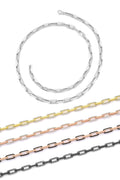Elegant Chain silver necklace | Castello Jewels