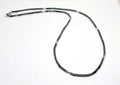 Hand Made Silver Necklace, Hematite stone of 2mm | Castello Jewels