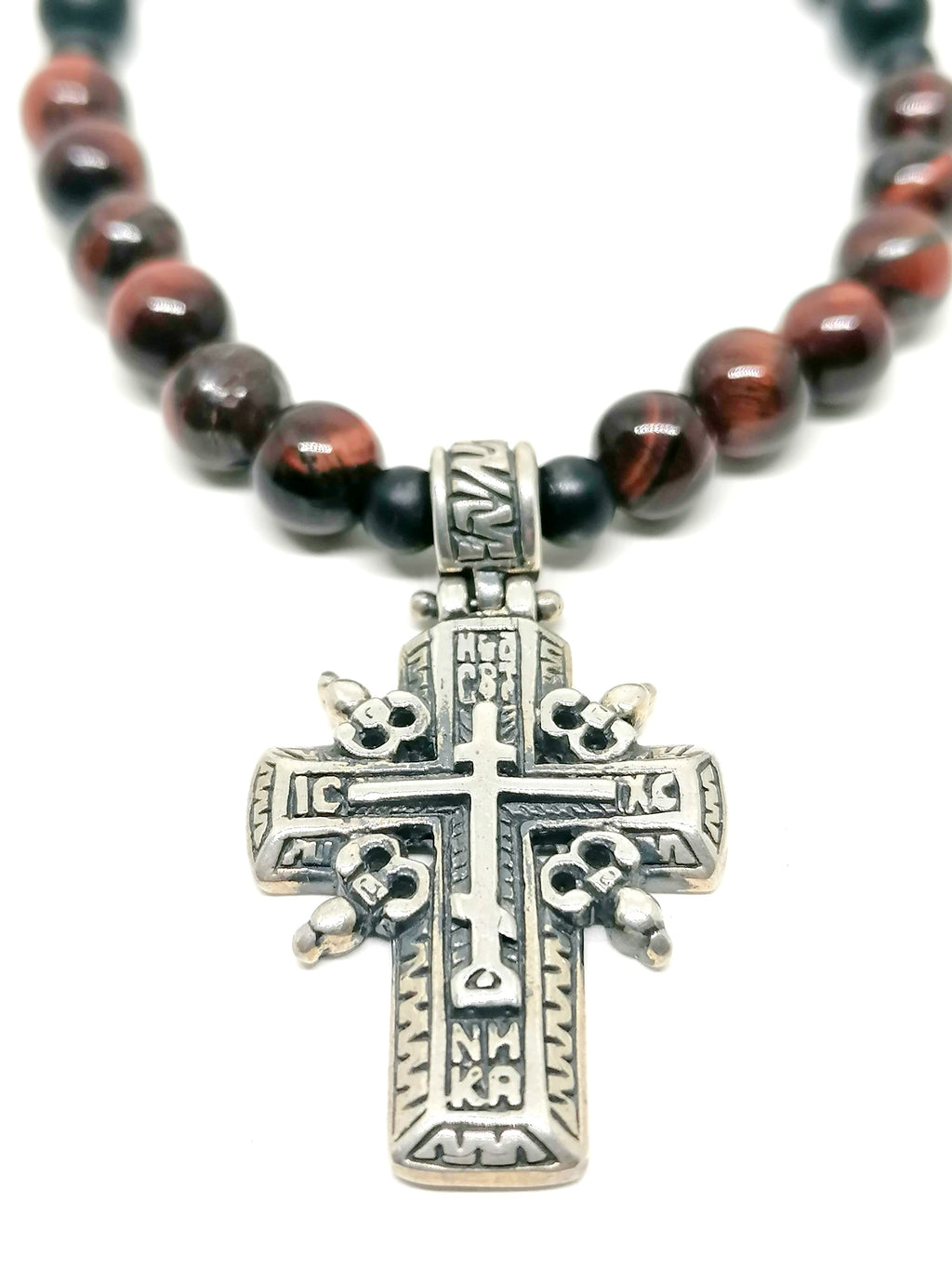 Necklace Cross, Silver 925 — view 2 | Castello Jewels