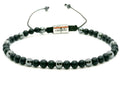 Bracelet, Onyx and Hematite stone 4mm | Castello Jewels