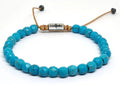 Hand Made Bracelet Turquoise stone 6mm | Castello Jewels