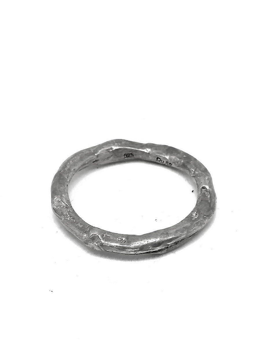 Mens Silver Ring — view 2 | Castello Jewels