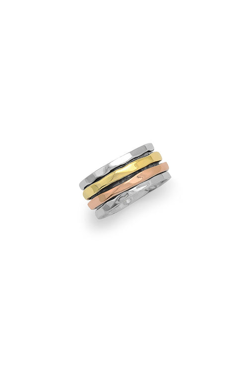 Boho Spiner Ring 925 sterling silver | Castello Jewels