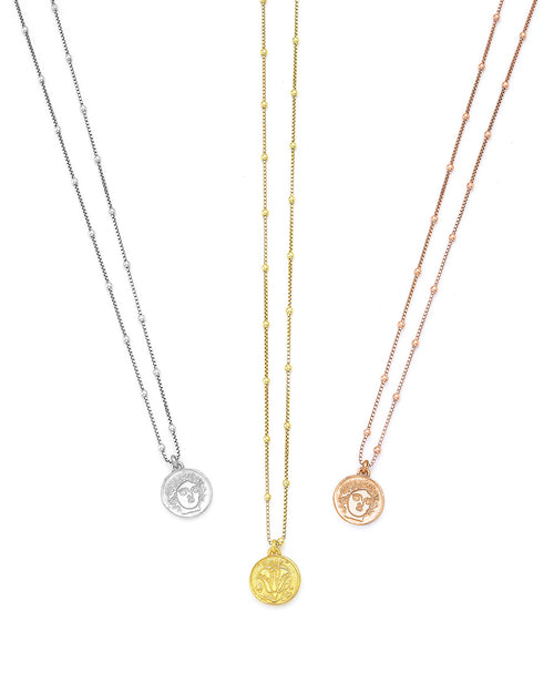 Ancient silver coin necklace | Castello Jewels