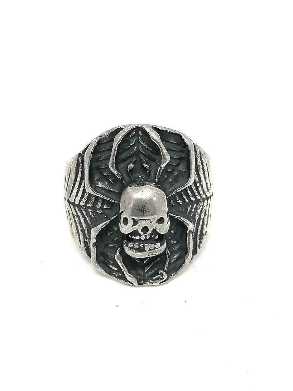 Mens Silver Ring Spider | Castello Jewels