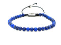 Hand Made Bracelet Lapis Lazuli Stone 4mm | Castello Jewels